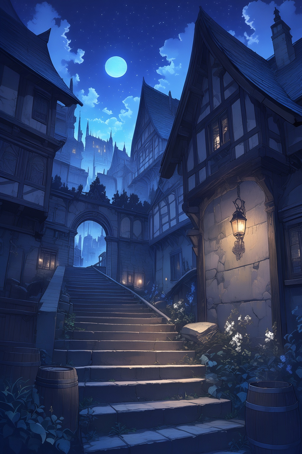 scenery,  background,  moon on Tensor.Art