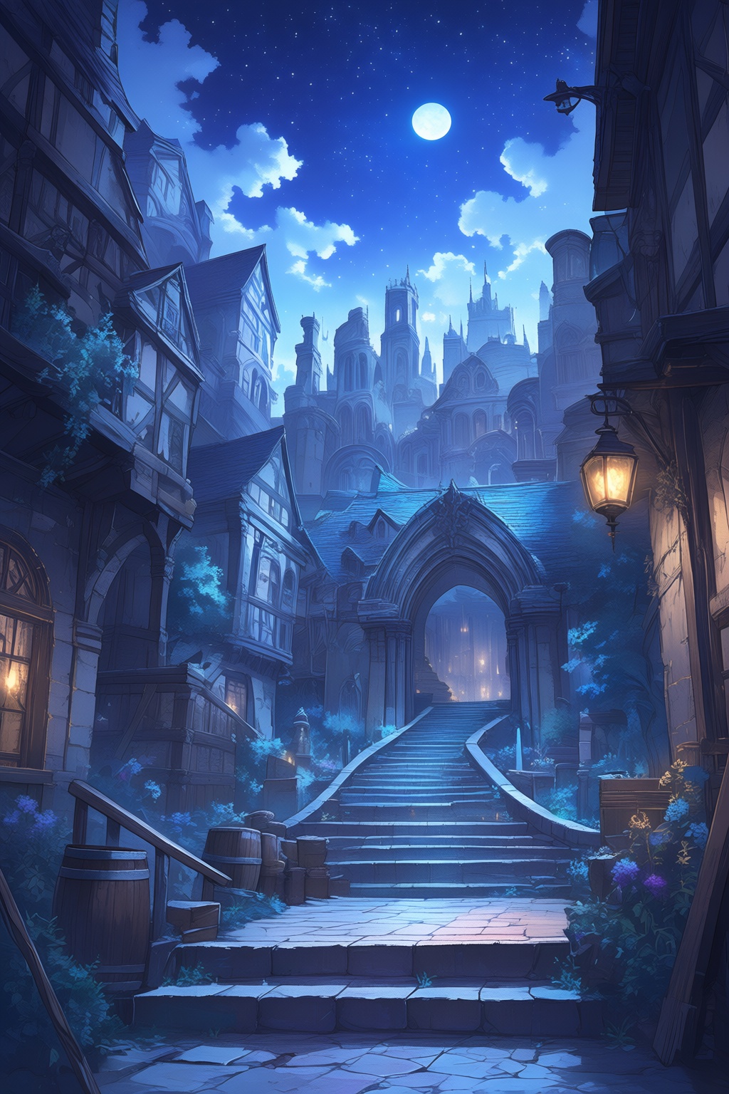 scenery,  background,  moon on Tensor.Art