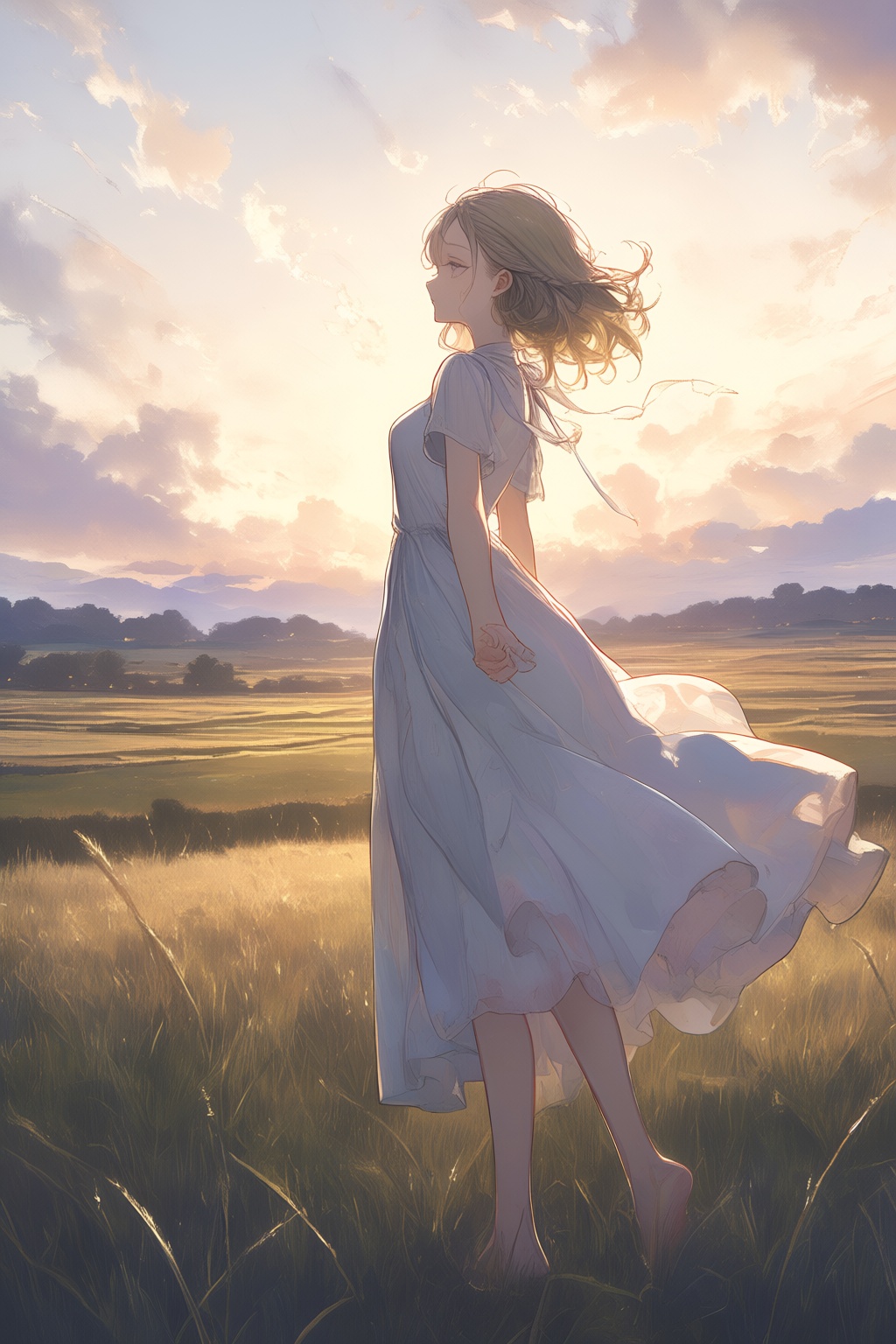 1girl,  full body,  from side on Tensor.Art