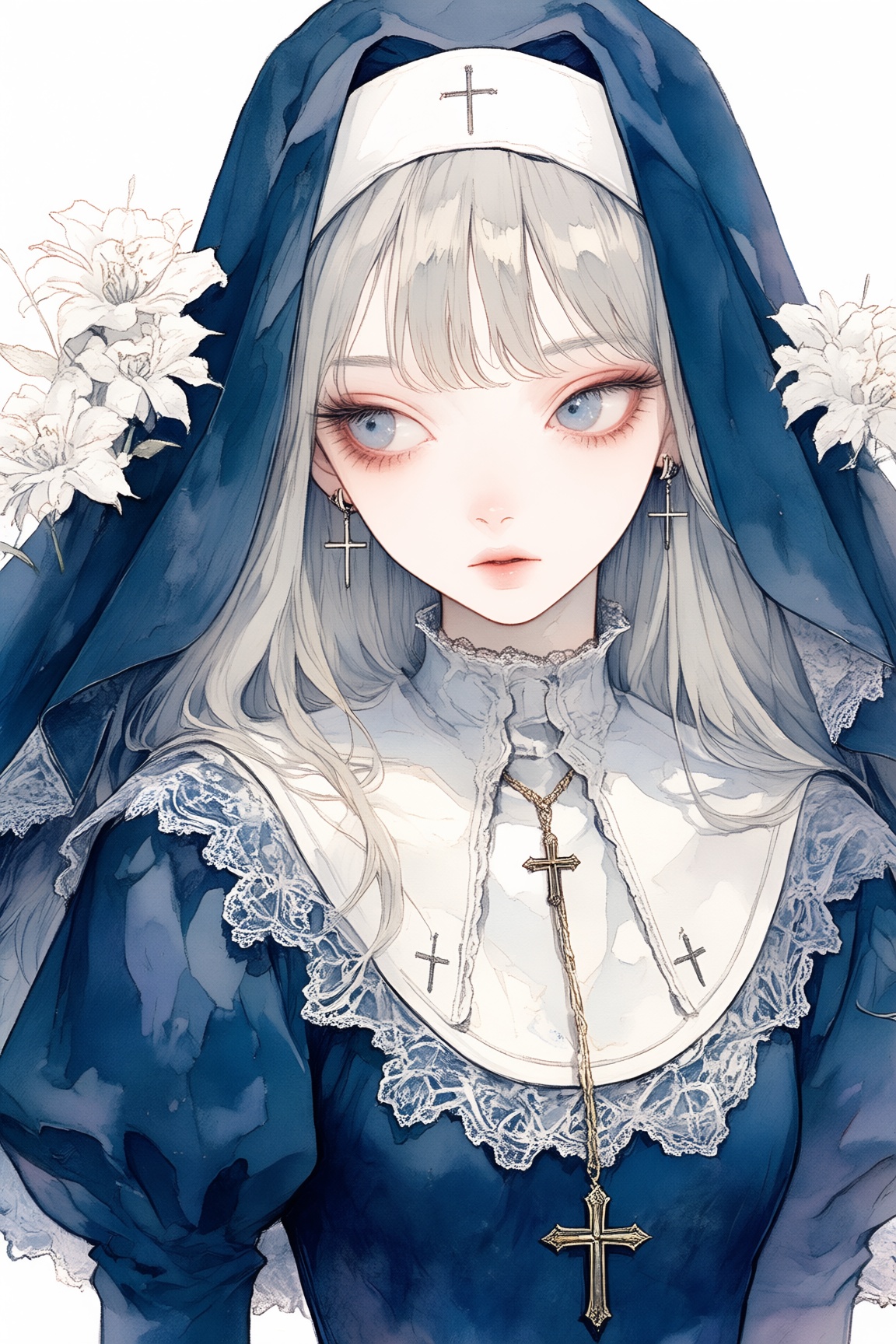 1girl,  solo,  long hair on Tensor.Art