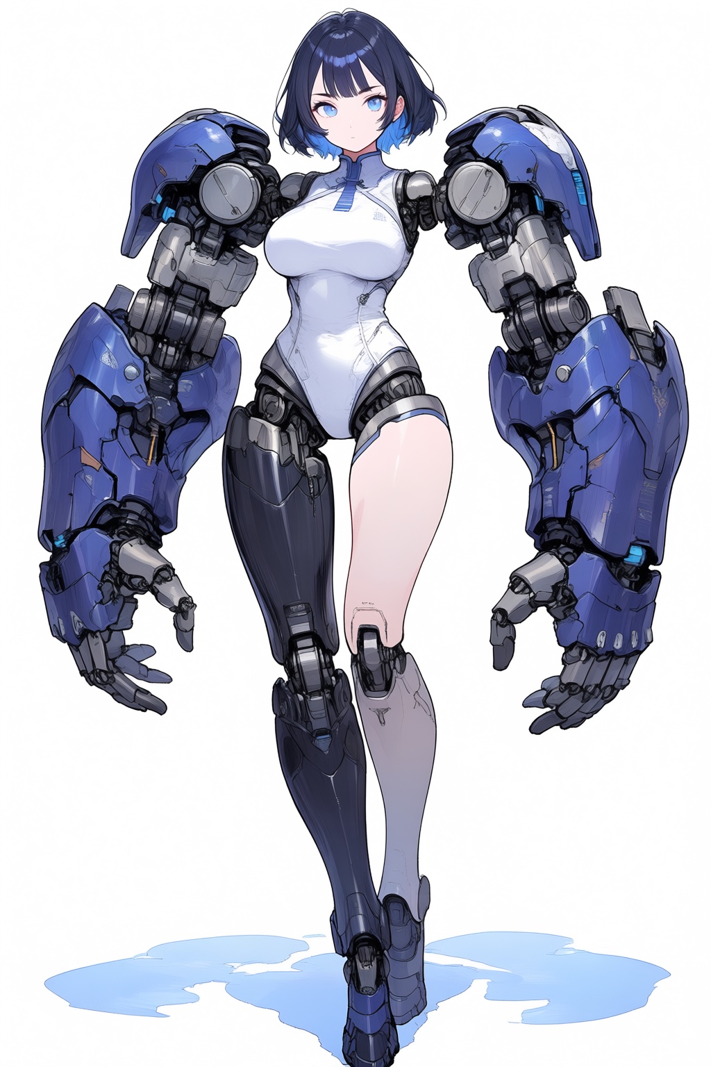 cyborg,  1girl,  solo on Tensor.Art