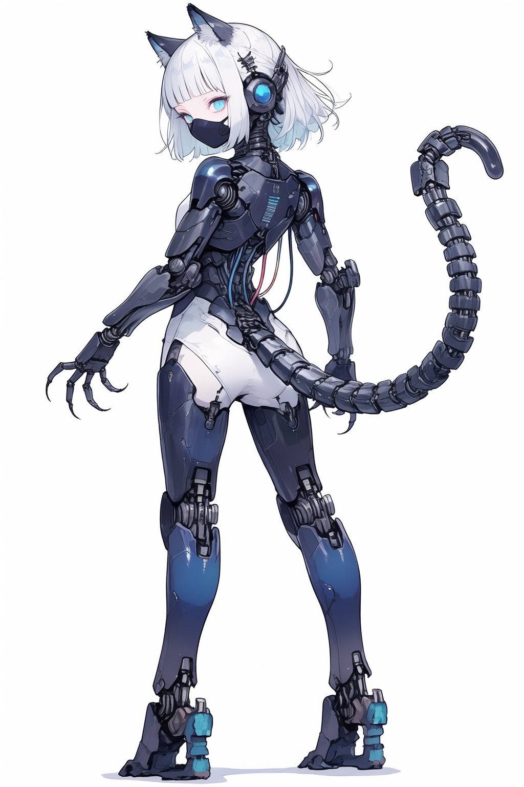 mechanical tail,  1girl,  solo on Tensor.Art