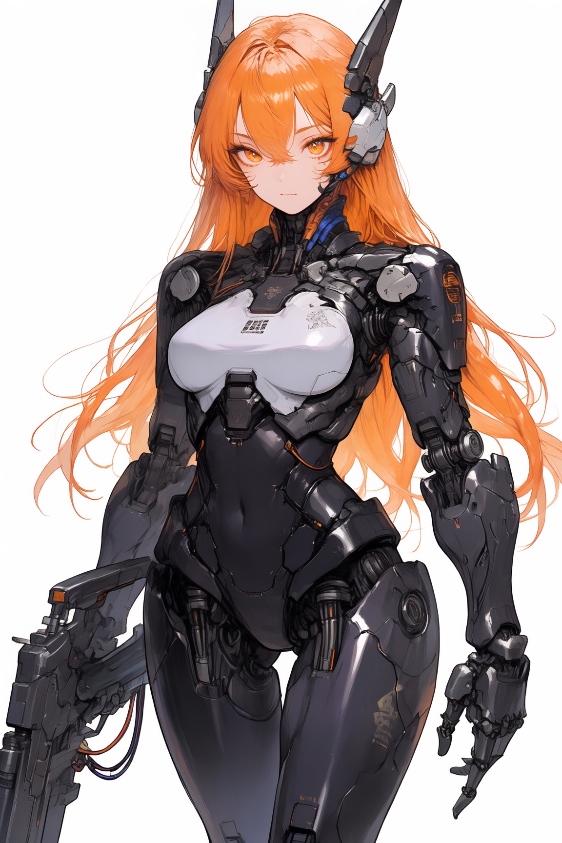 cyborg,  1girl,  solo on Tensor.Art