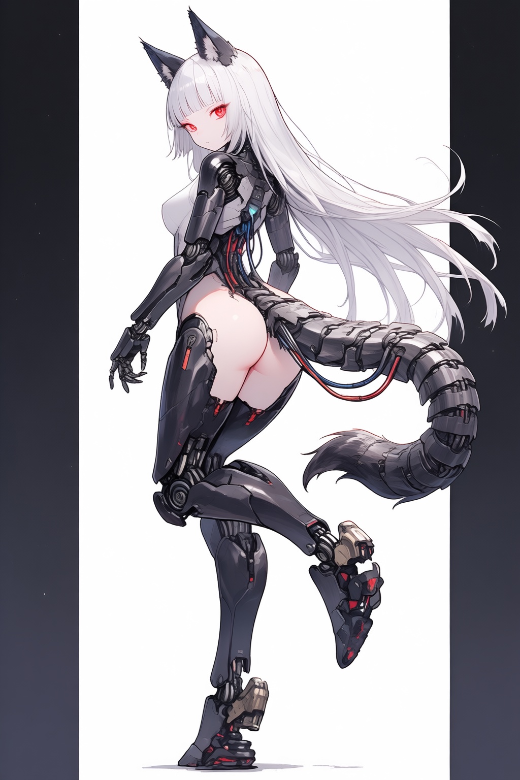 mechanical tail,  1girl,  solo on Tensor.Art