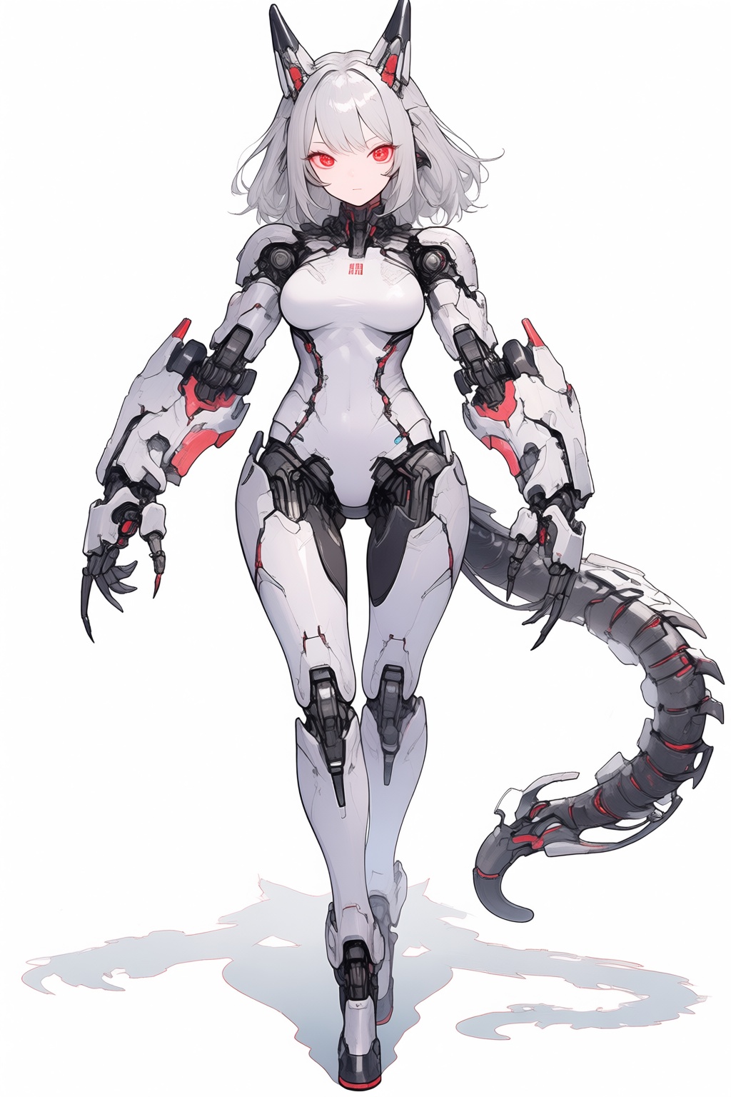 mechanical tail,  1girl,  solo on Tensor.Art