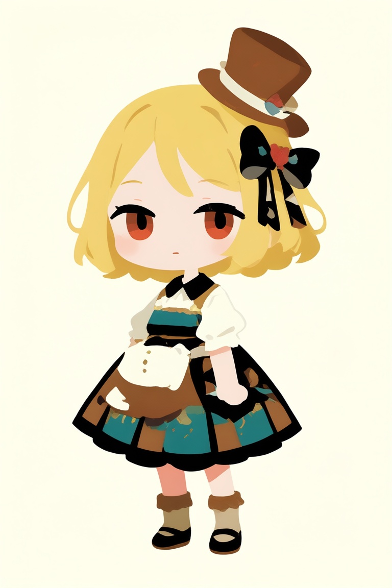 1girl,  deformed,  simple background on Tensor.Art