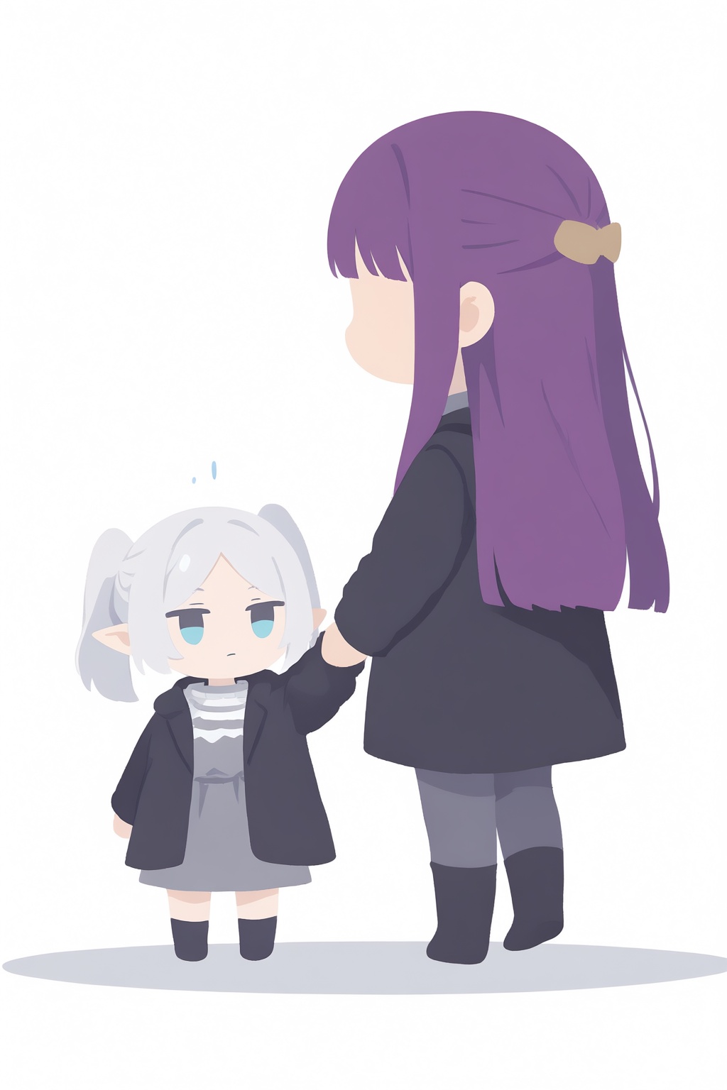 2girls,  frieren,  fern \(sousou no frieren\) on Tensor.Art