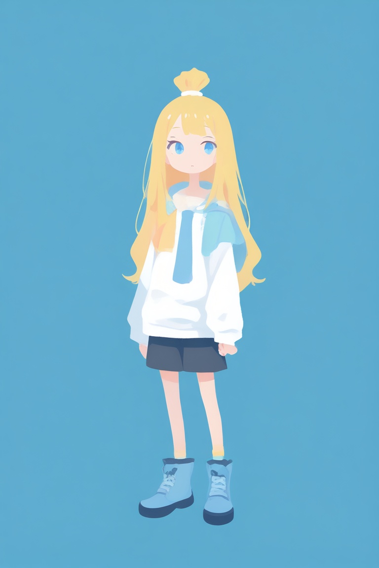 1girl,  deformed,  simple background on Tensor.Art