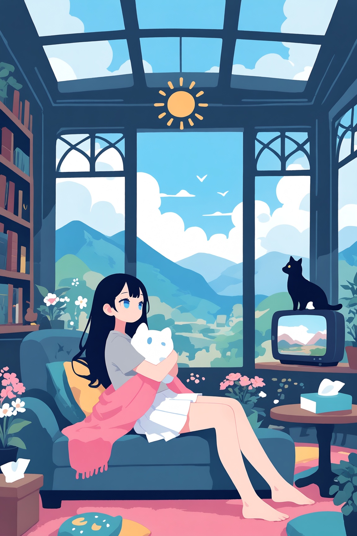 1girl,  indoors,  messy room on Tensor.Art