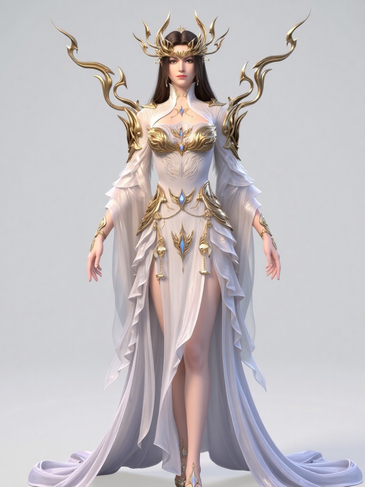  X美杜莎斗圣白衣-斗破苍穹 by DeepBlue藍心 on Tensor.Art