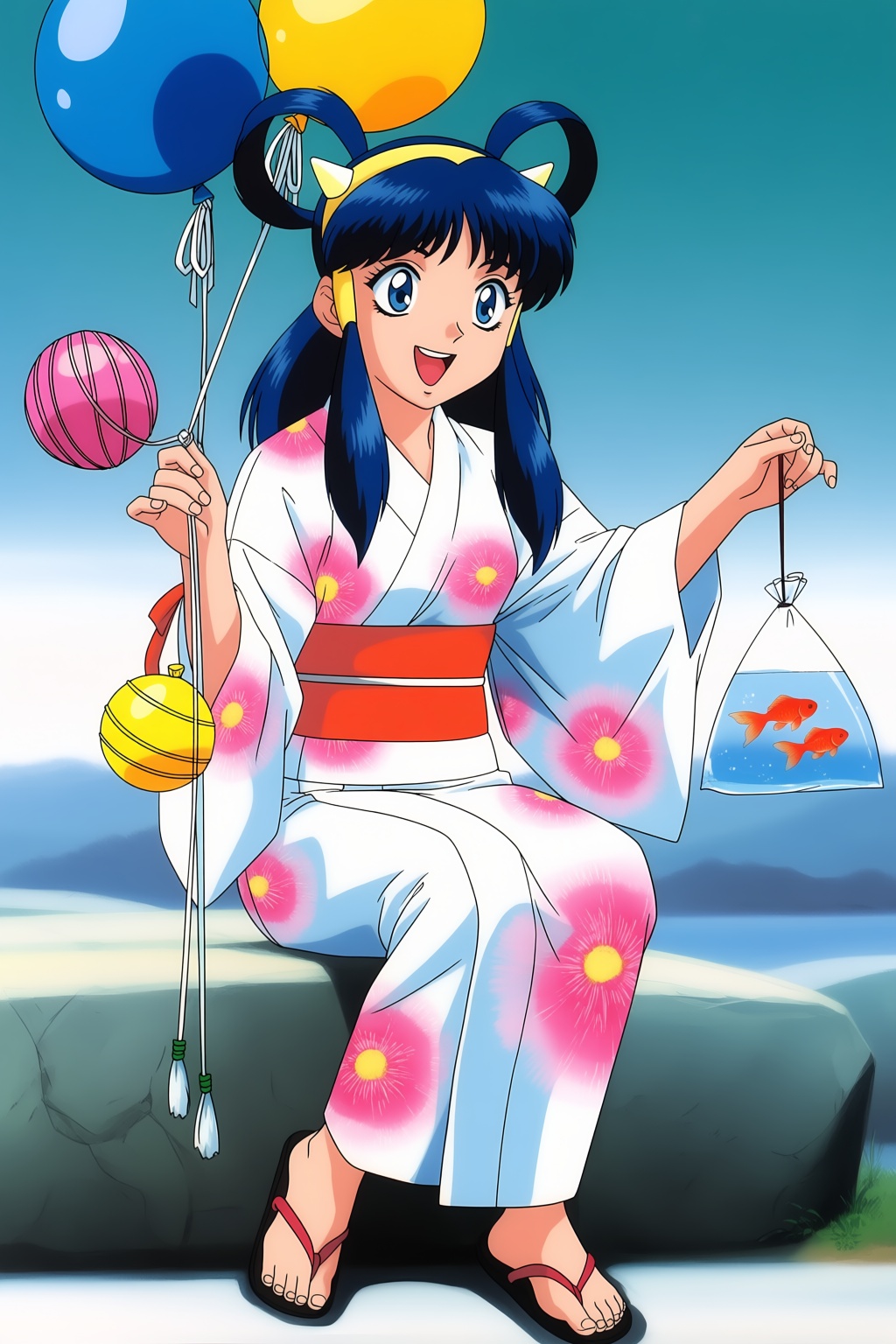 1girl,  blue eyes,  blue hair on Tensor.Art