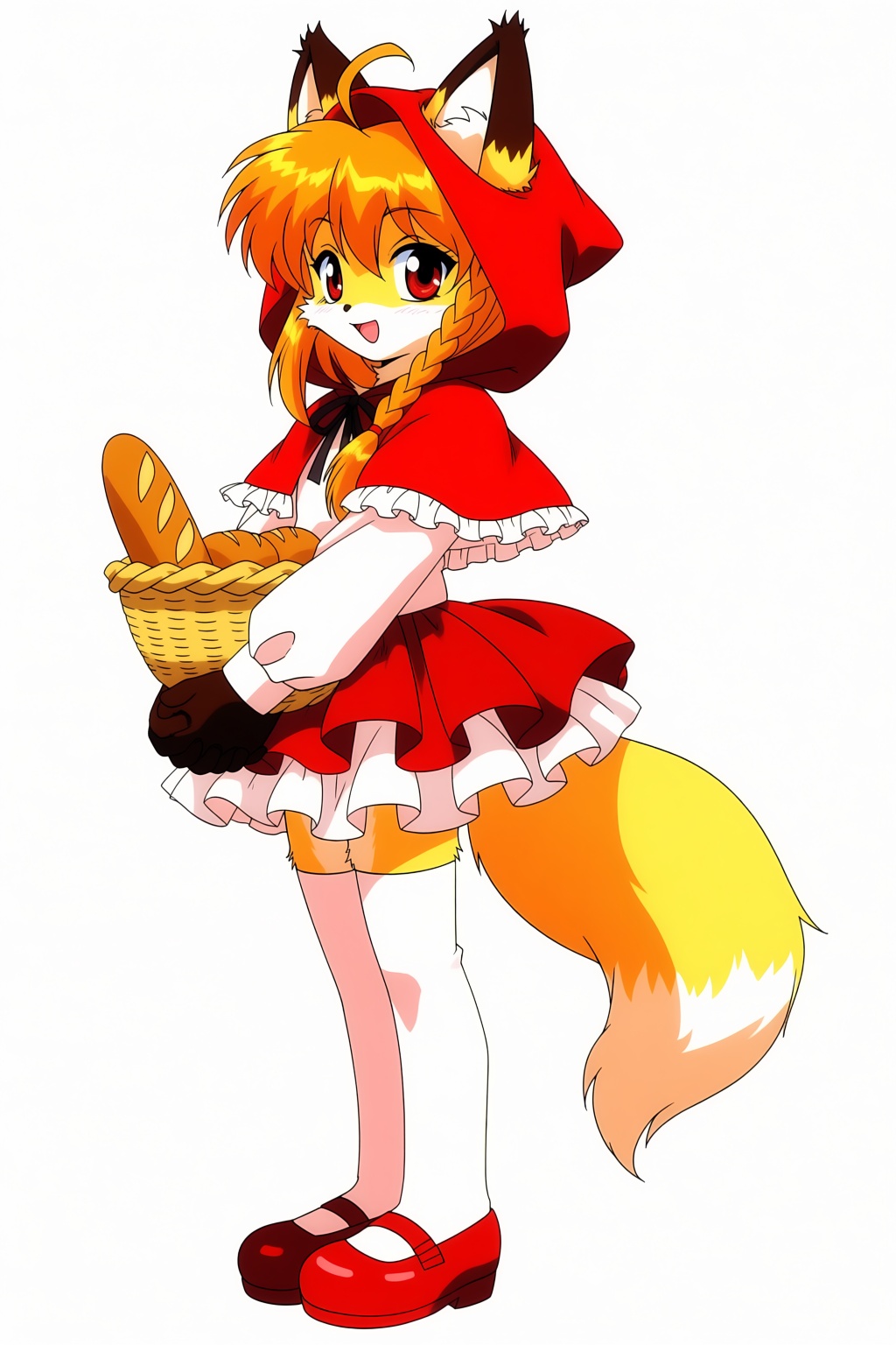 1girl,  ahoge,  animal ears on Tensor.Art