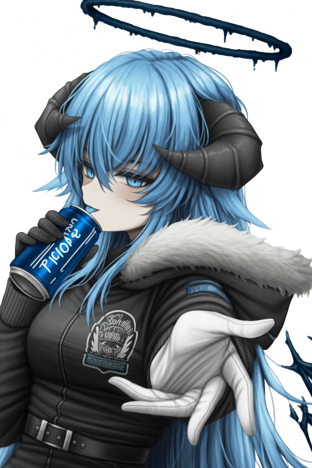 1girl,  blue eyes,  blue hair on Tensor.Art