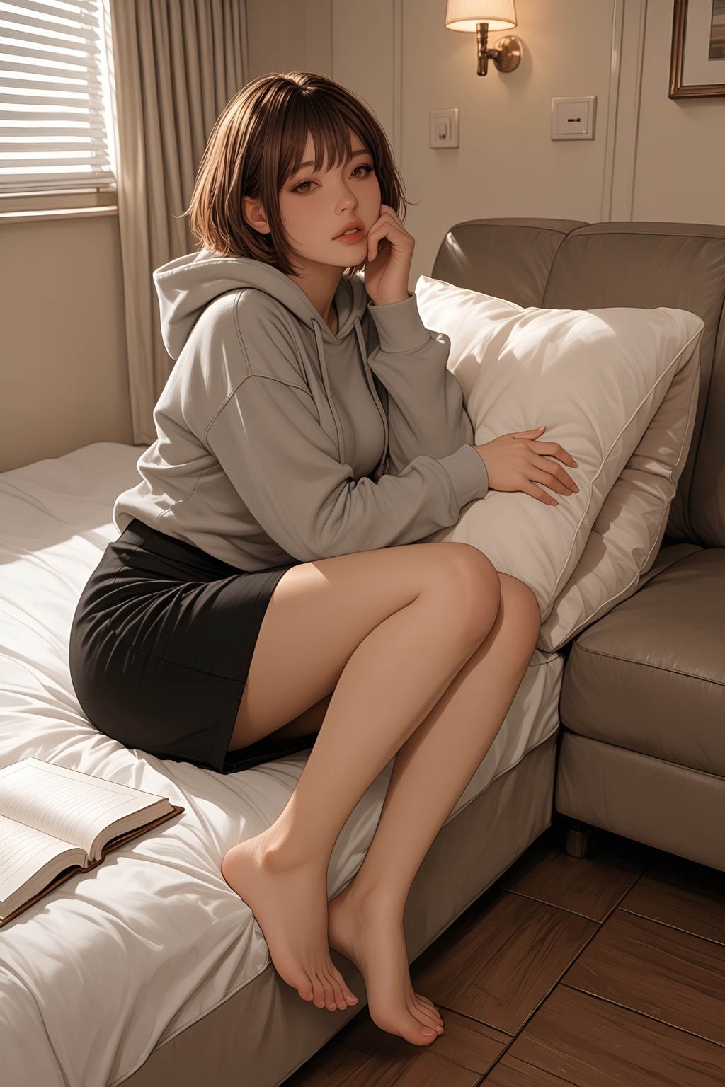 1girl,  full body,  indoors on Tensor.Art