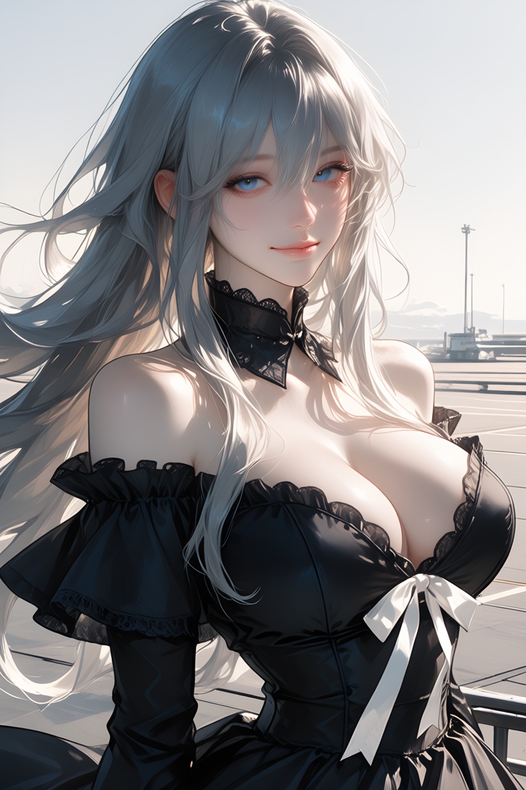 1girl,  solo,  upper body on Tensor.Art