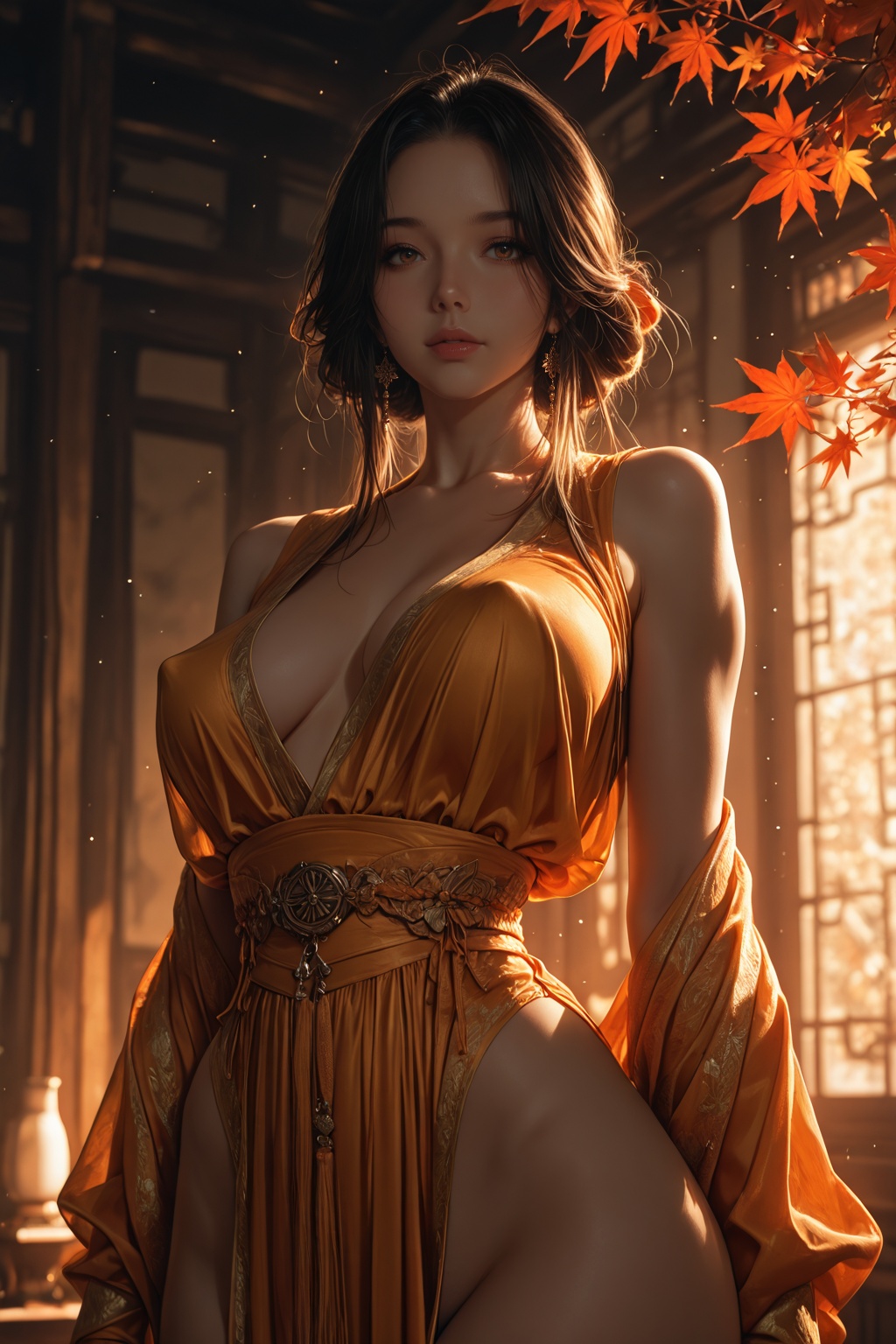 .......... ((1 girl,  solo,  muscular body on Tensor.Art