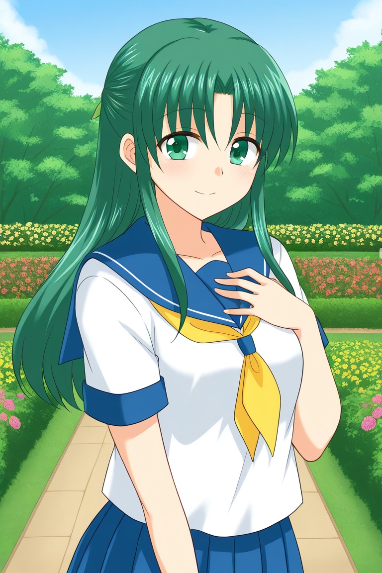 chigusamidori,  1girl,  solo on Tensor.Art