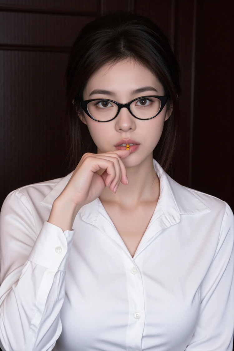眼镜女 by LBB小赞 on Tensor.Art