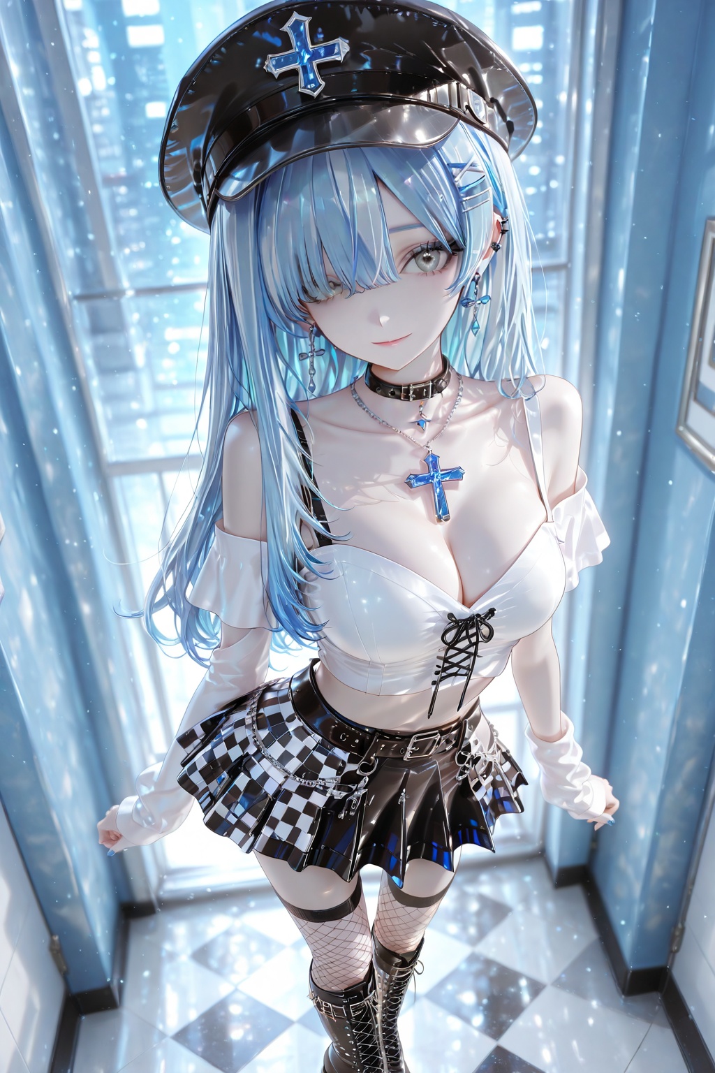 Girl,  solo,  long hair on Tensor.Art