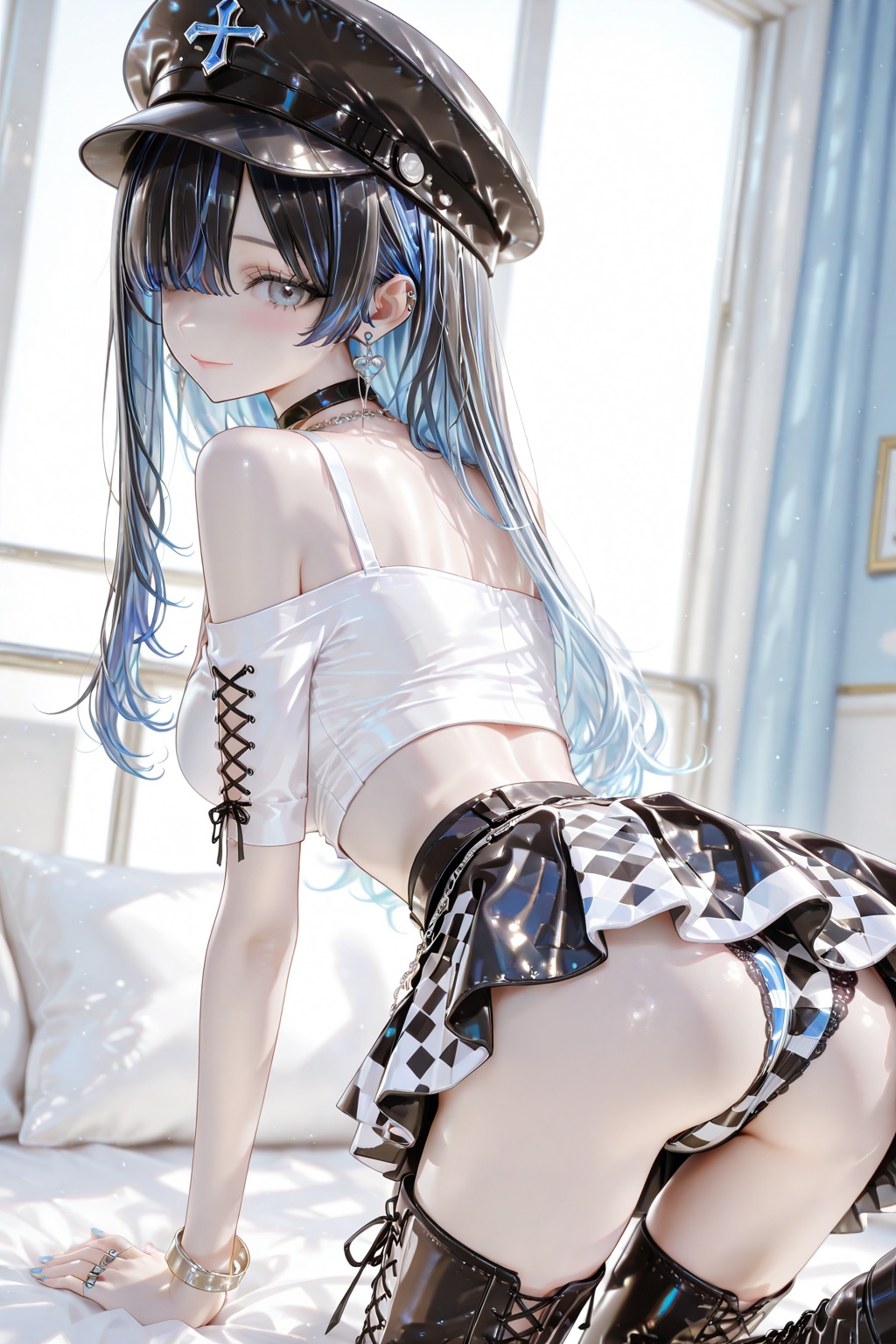 A single girl,  solo,  long hair on Tensor.Art