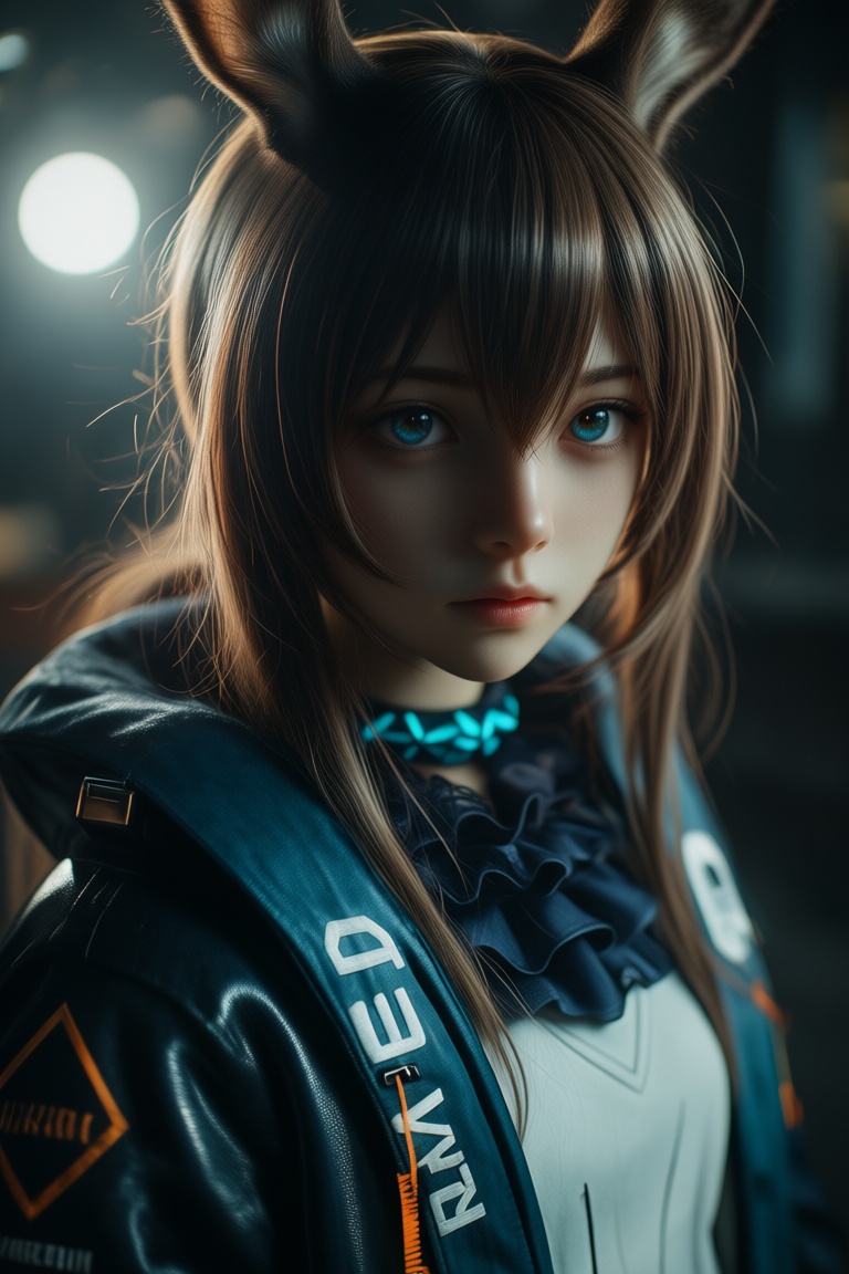 1girl,  amiya \(arknights\),  arknights on Tensor.Art