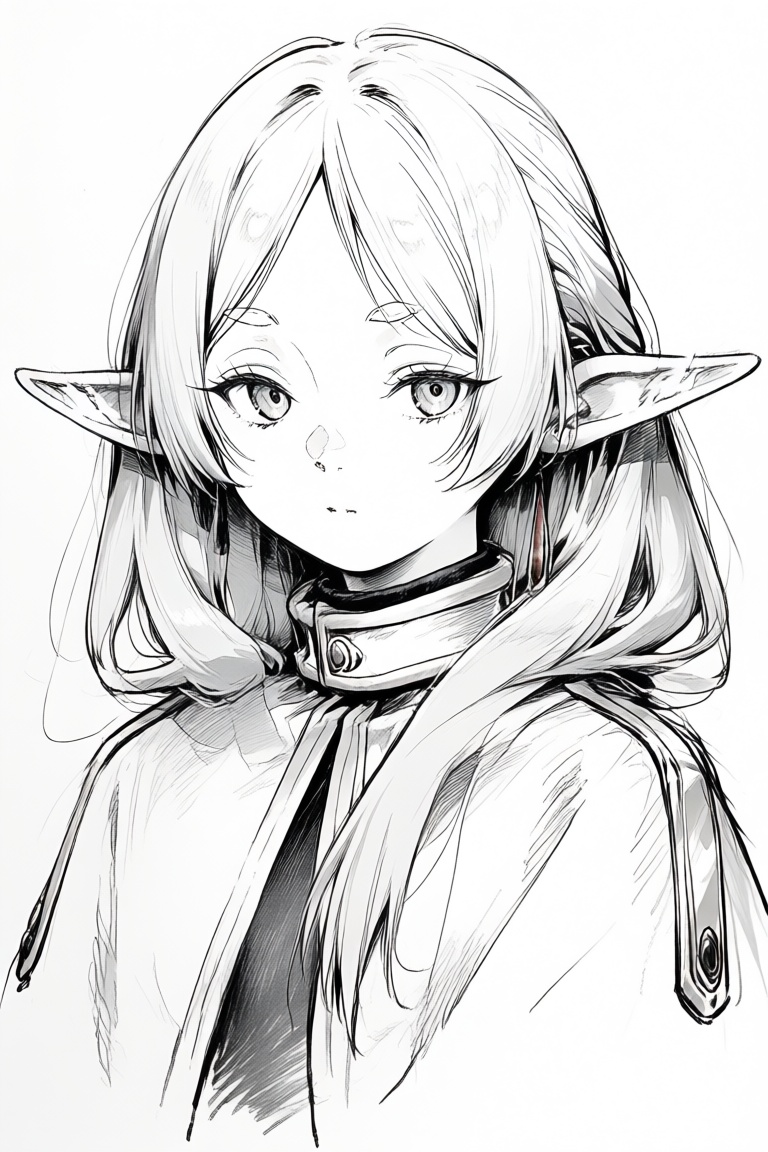 1girl,  frieren,  sousou no frieren on Tensor.Art