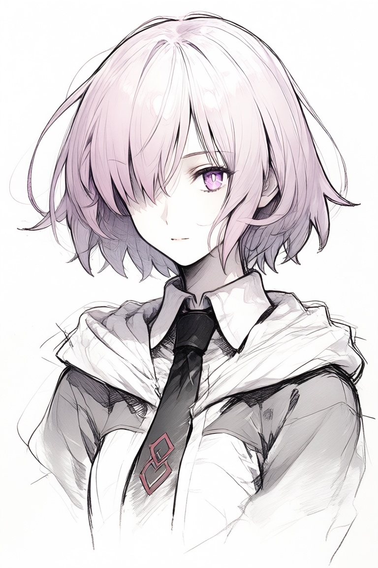 1girl,  mash kyrielight ,  fate/grand order on Tensor.Art