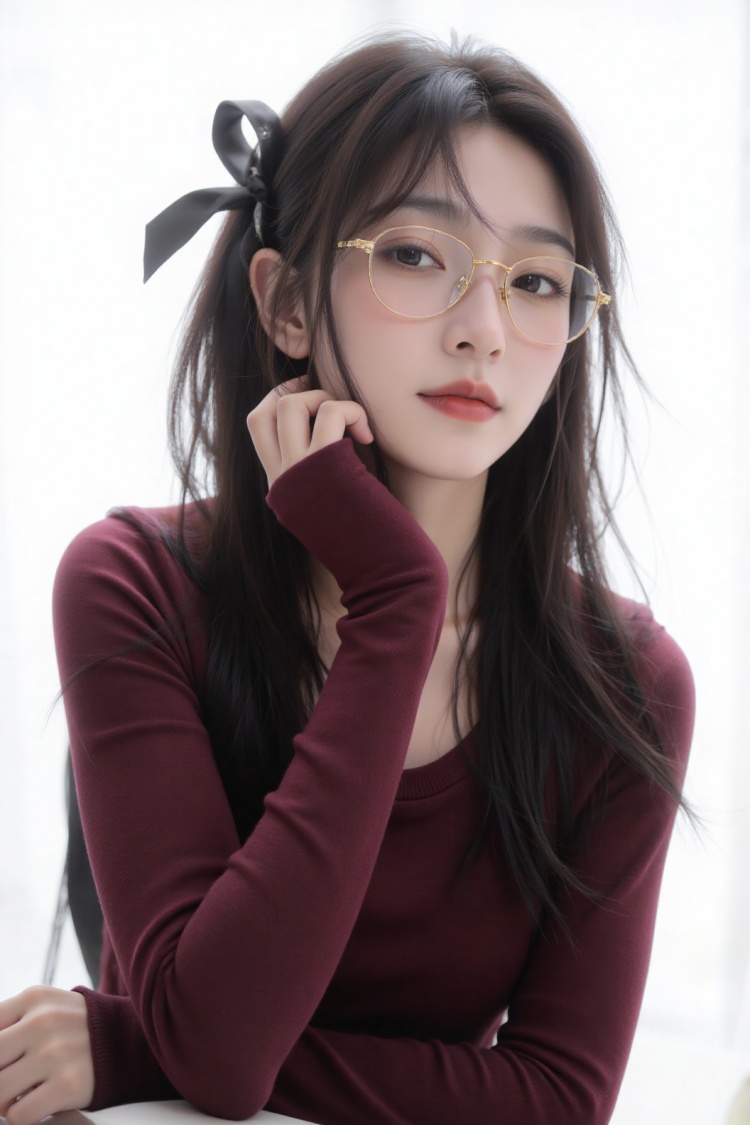 眼镜美女 by LBB小赞 on Tensor.Art
