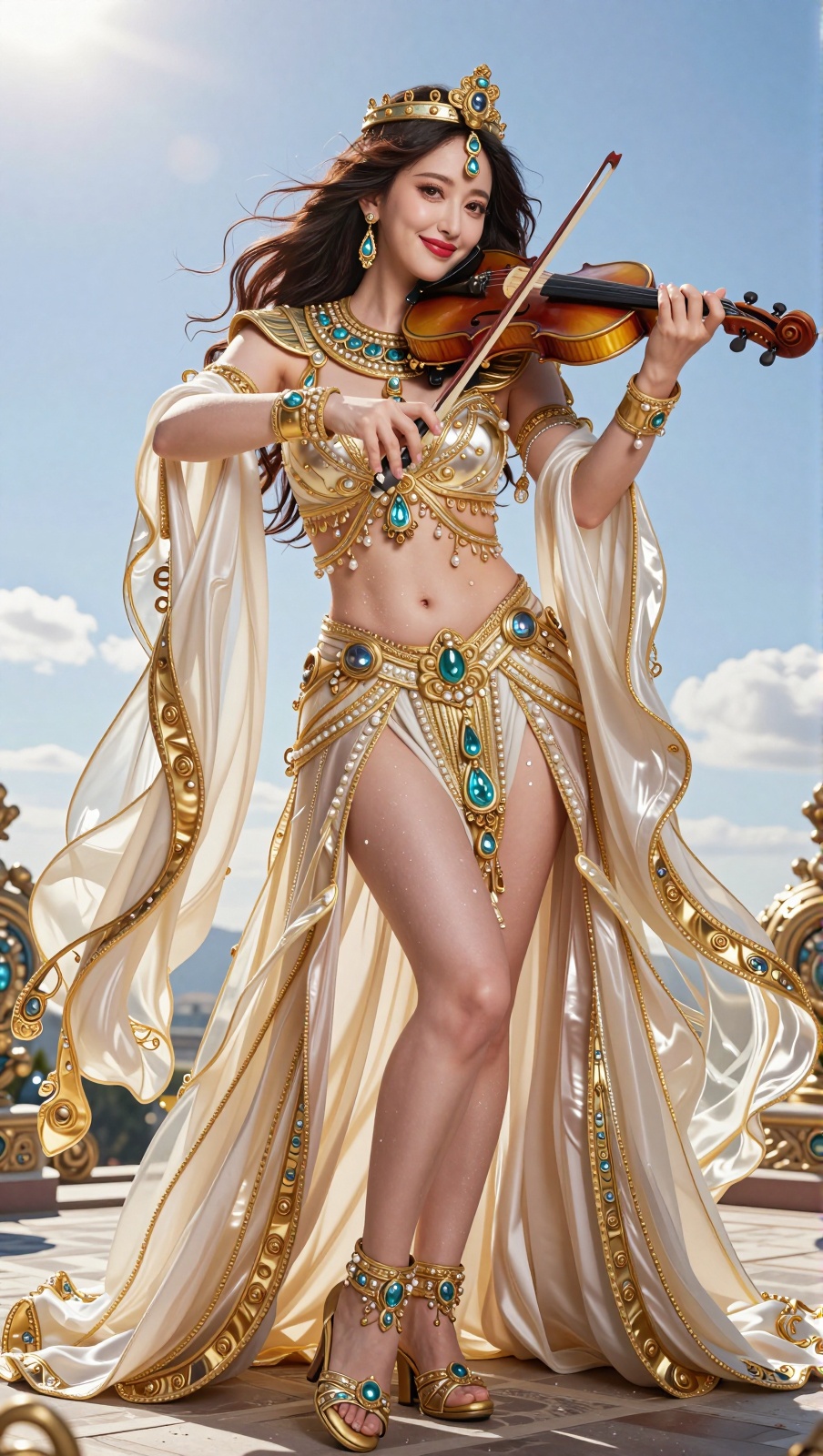 Korean Woman Image Real Photo: 2.0,  Height 185cm,  Hourglass figure with round and voluptuous I-cup breasts on Tensor.Art