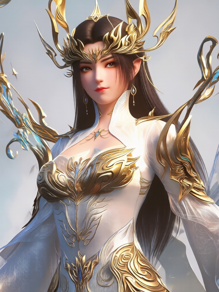 X美杜莎斗圣白衣-斗破苍穹Qwen by DeepBlue藍心 on Tensor.Art
