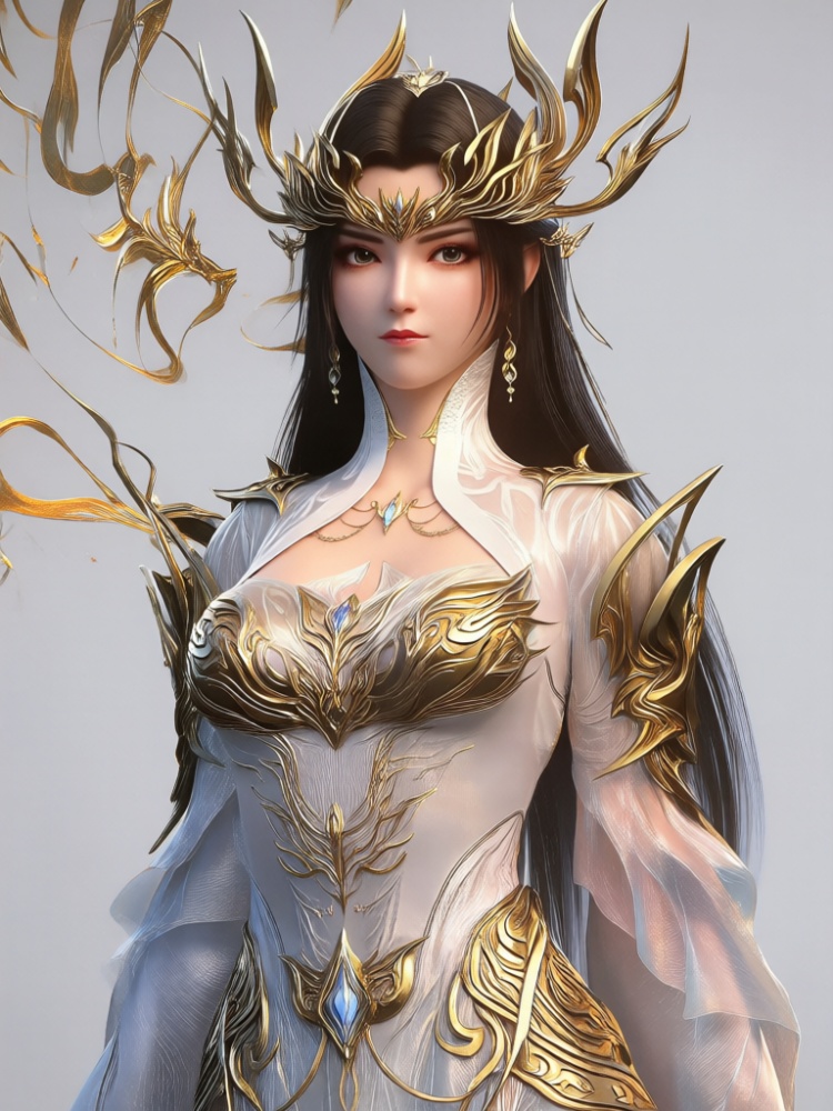 X美杜莎斗圣白衣-斗破苍穹Qwen by DeepBlue藍心 on Tensor.Art