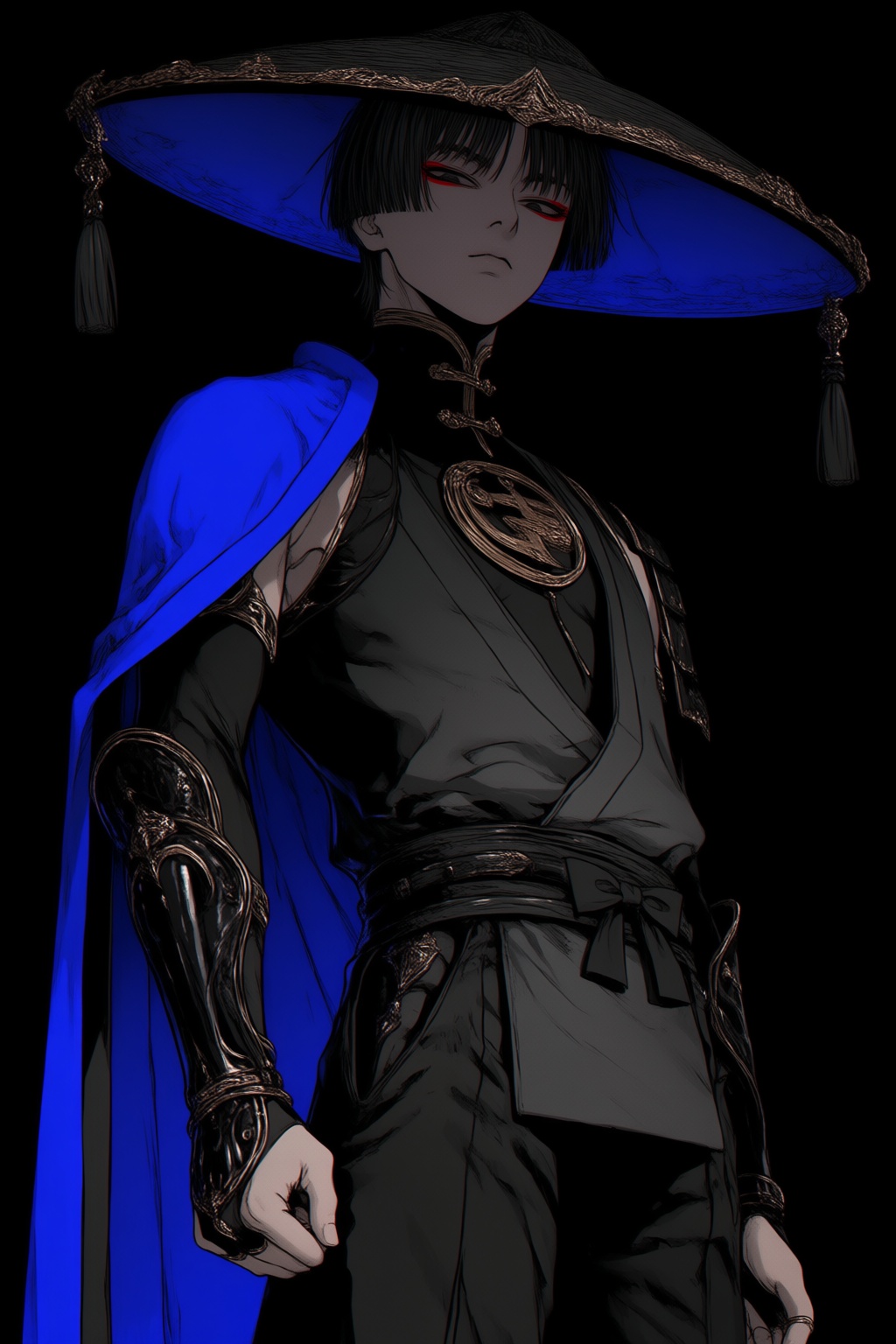 1boy,  black eyes,  black hair on Tensor.Art