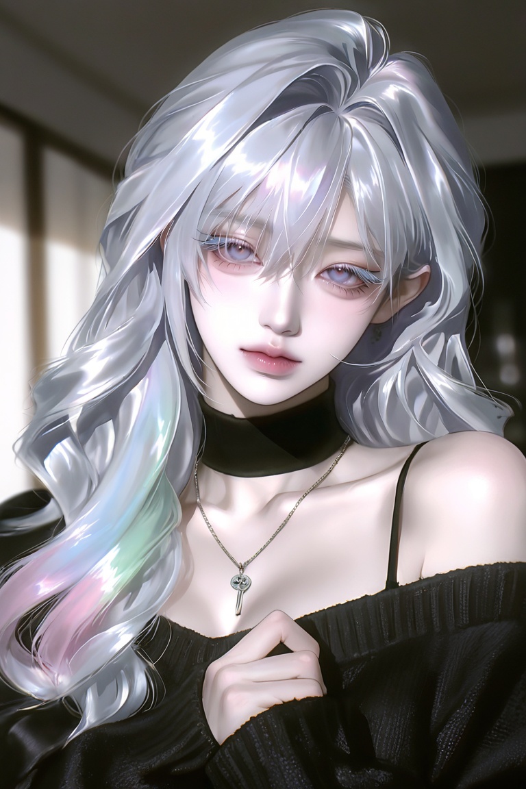 A beautiful young woman,  clear complexion,  pale on Tensor.Art