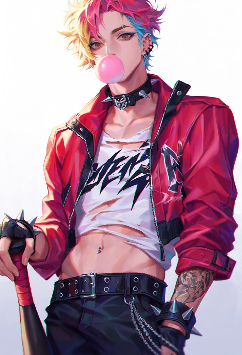zer0q,  baseball bat,  solo on Tensor.Art