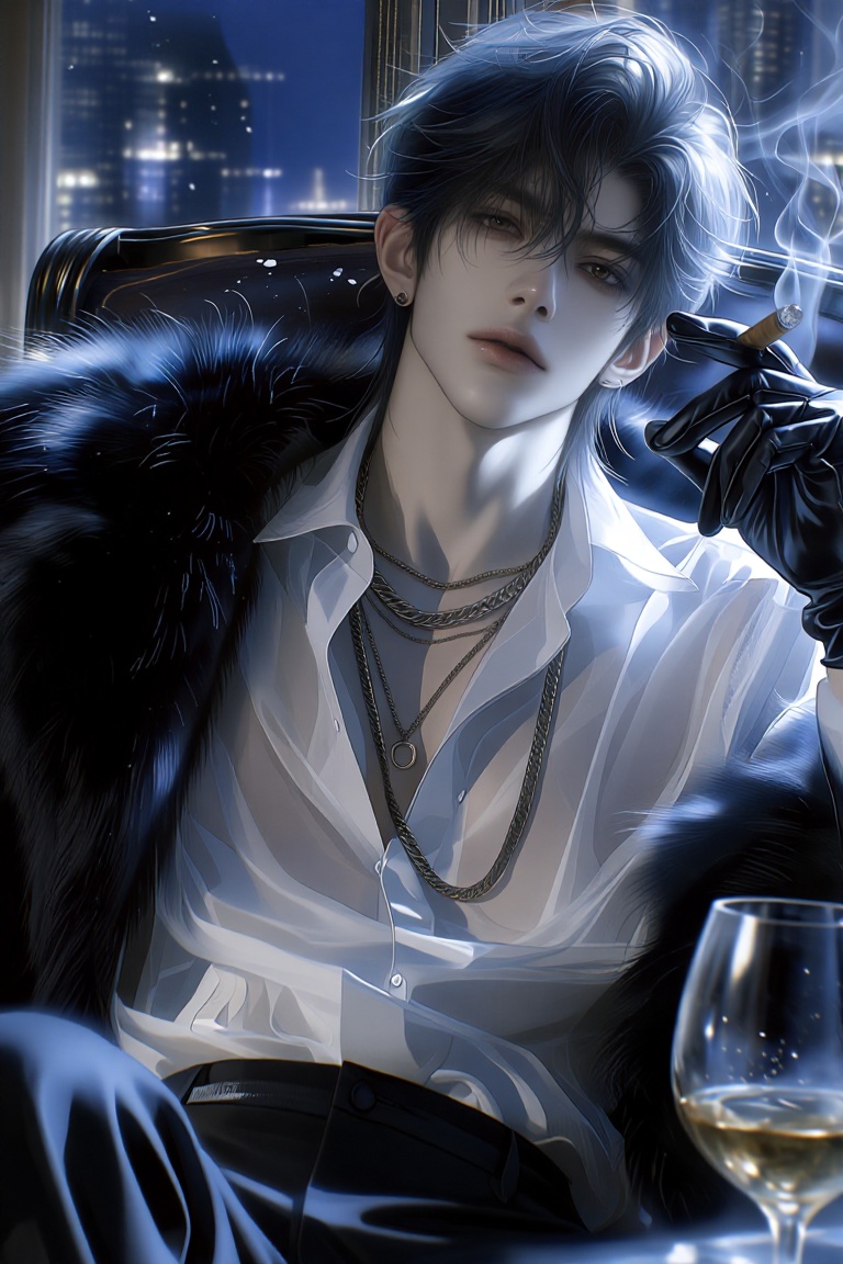 (Highly refined art style),  1male,  solo by Aily on Tensor.Art