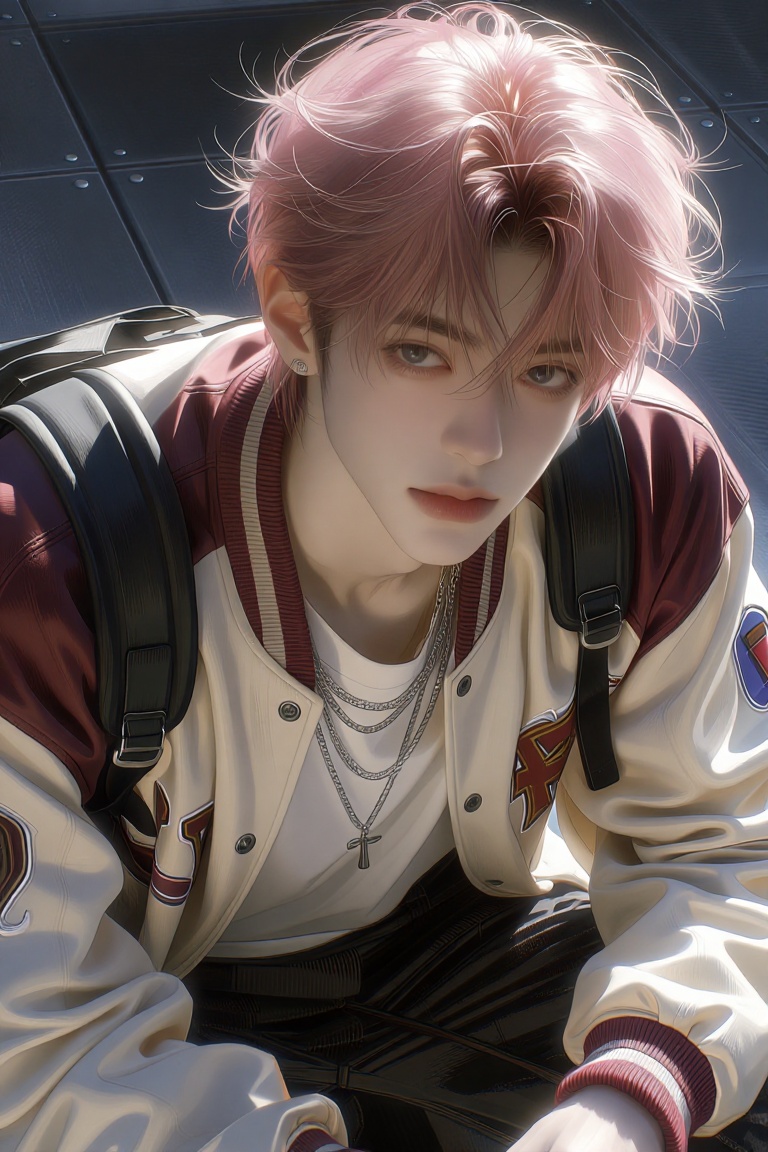 (Highly refined art style) 1male,  solo,  semi realistic young man by Aily on Tensor.Art