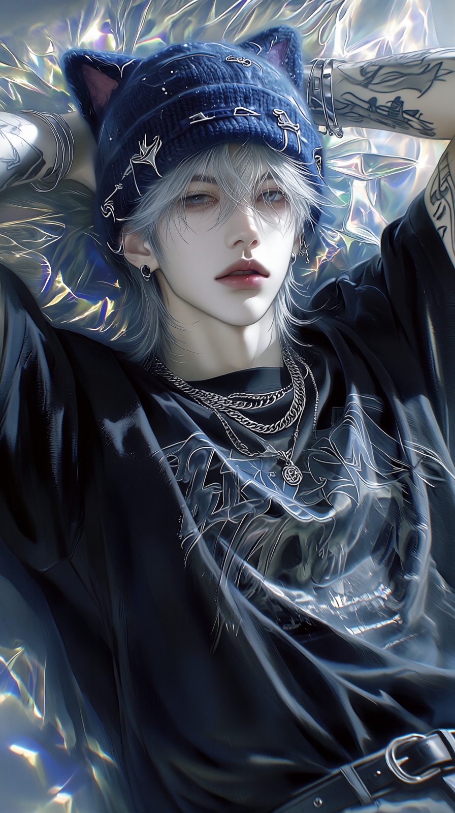 (Highly refined art style) 1male,  solo,  realistic young man by Aily on Tensor.Art