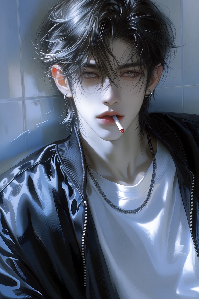 (Highly refined art style) 1male,  solo,  realistic young man by Aily on Tensor.Art