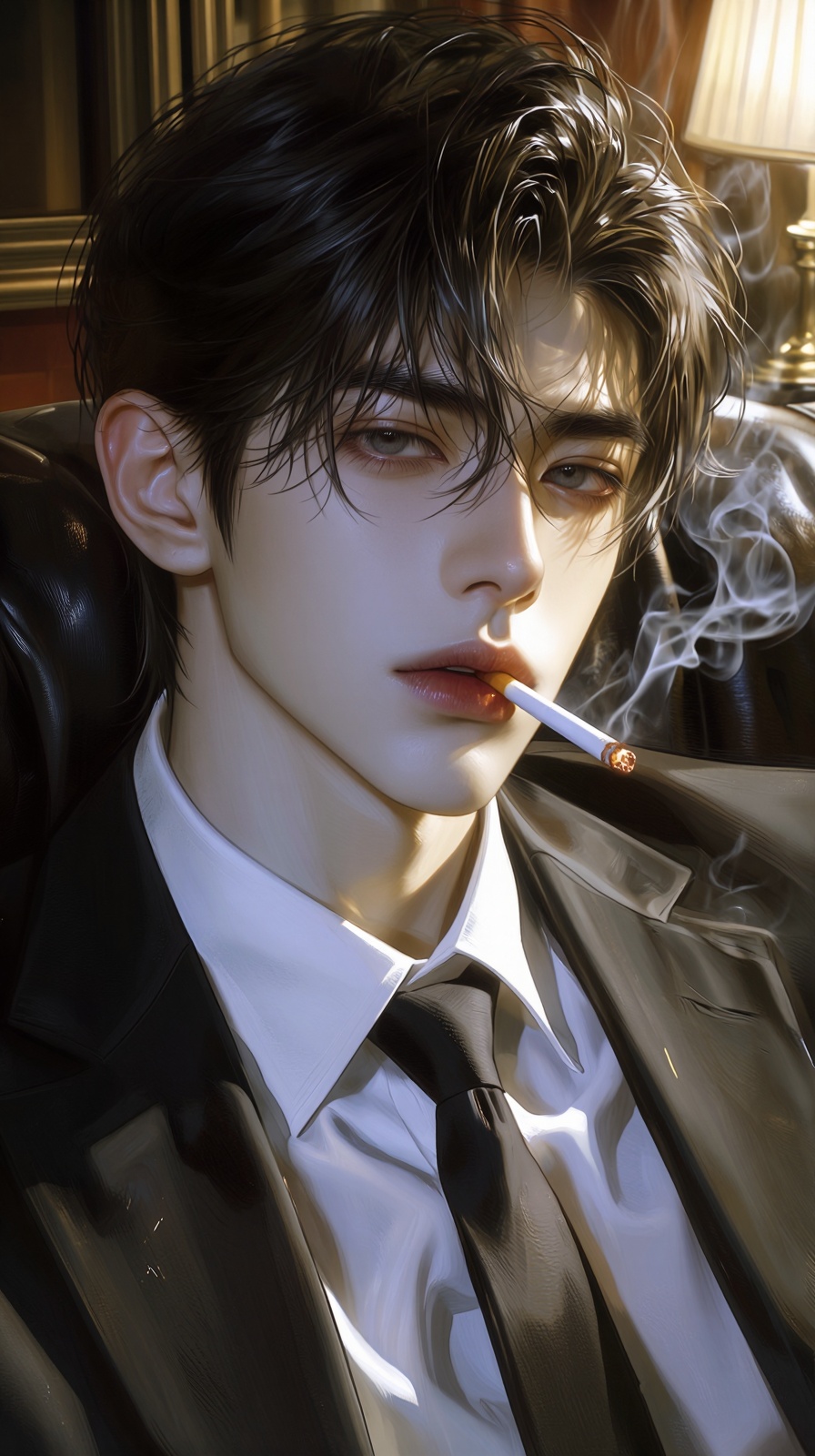 (Highly refined art style) 1male,  solo,  realistic young man on Tensor.Art