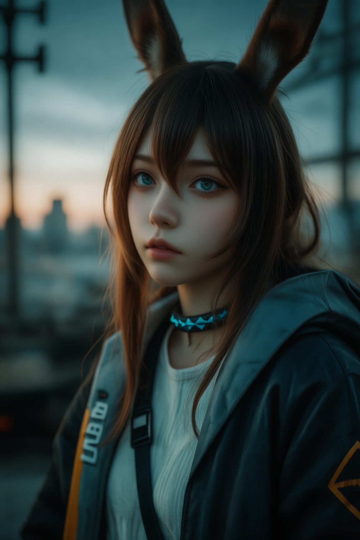 1girl,  amiya \(arknights\),  arknights on Tensor.Art