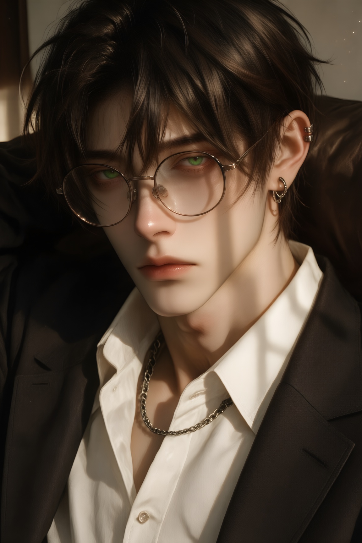 1boy,  looking at viewer,  short hair on Tensor.Art