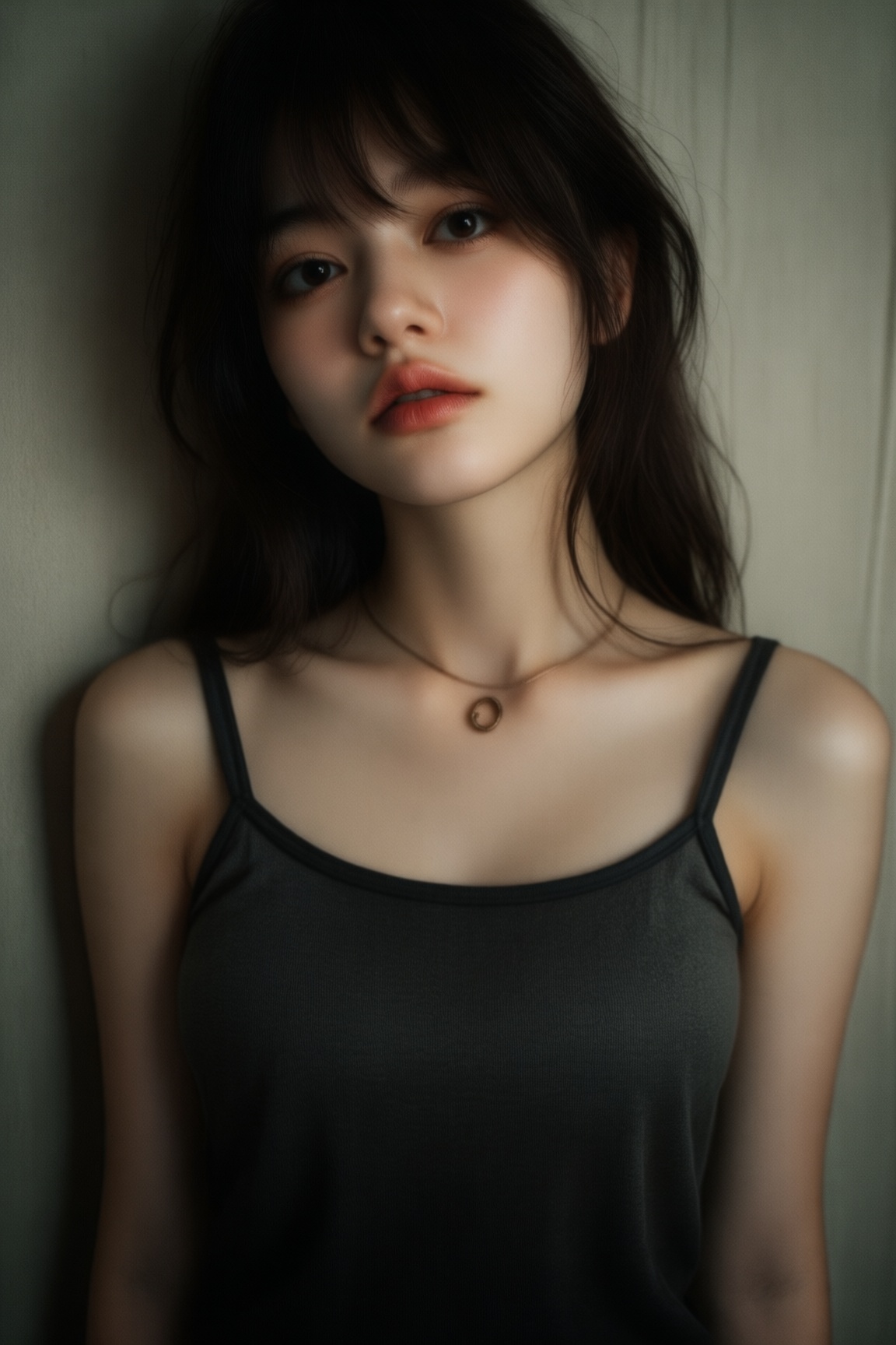 1girl,  solo,  black hair on Tensor.Art