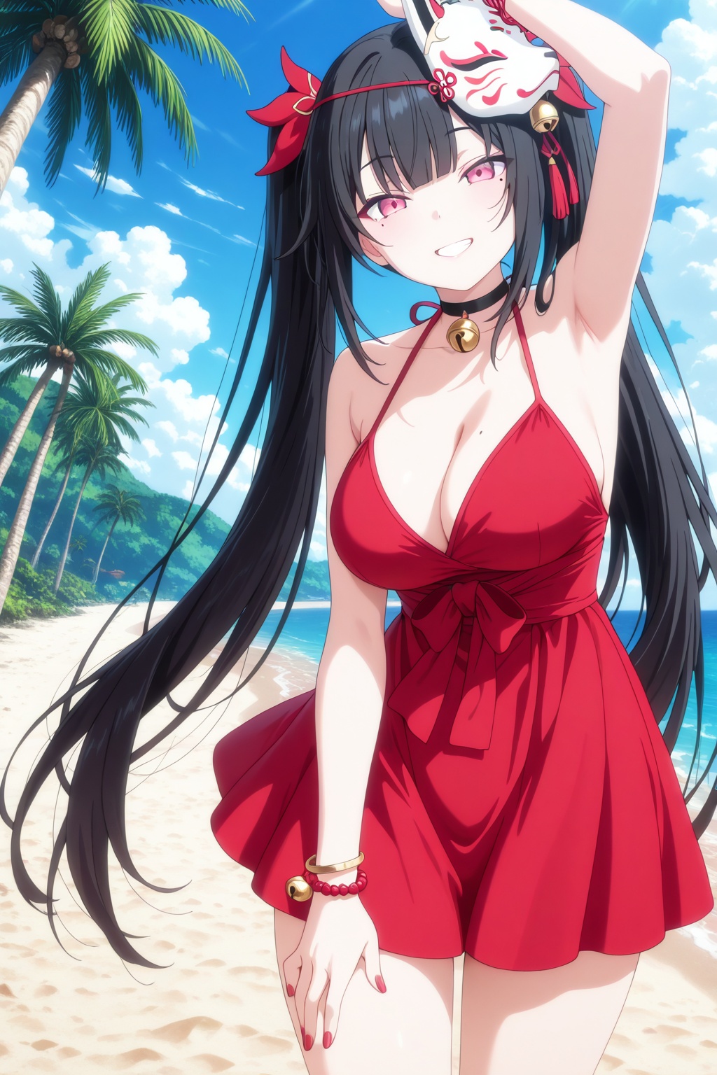 Anime screencap,  1girl,  breasts on Tensor.Art