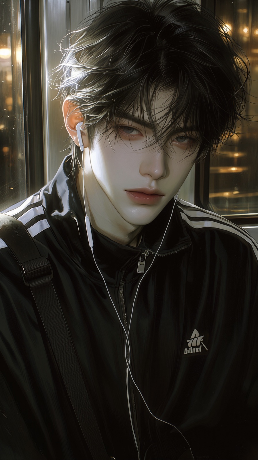 (Highly refined art style) 1male,  solo,  realistic young man on Tensor.Art