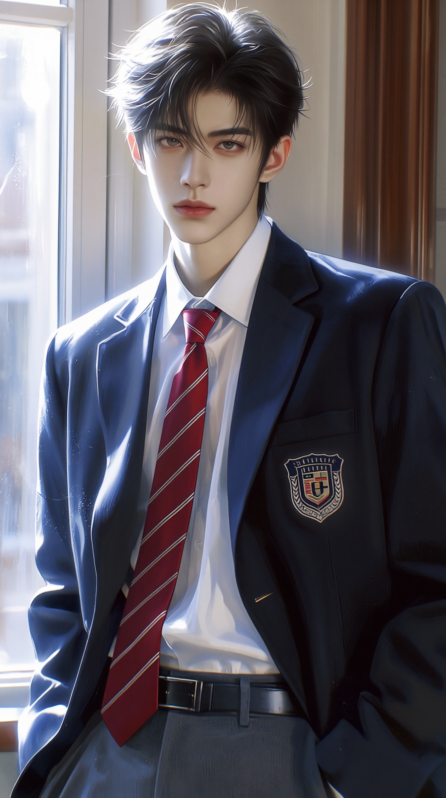 (Highly refined art style) 1male,  solo,  cinematic composition on Tensor.Art