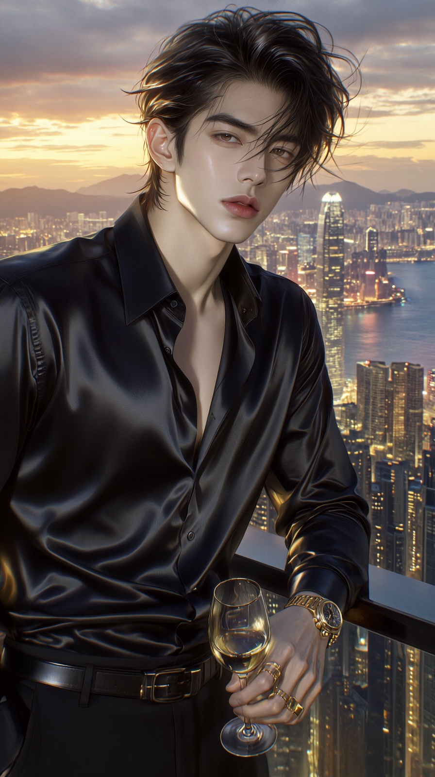 (Highly refined art style) 1male,  solo,  cinematic composition on Tensor.Art