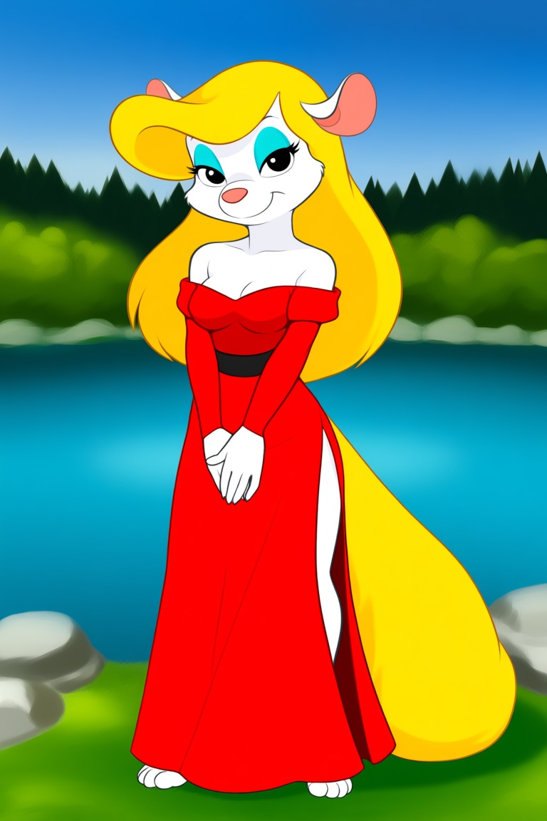 1girl,  minerva mink,  animaniacs on Tensor.Art