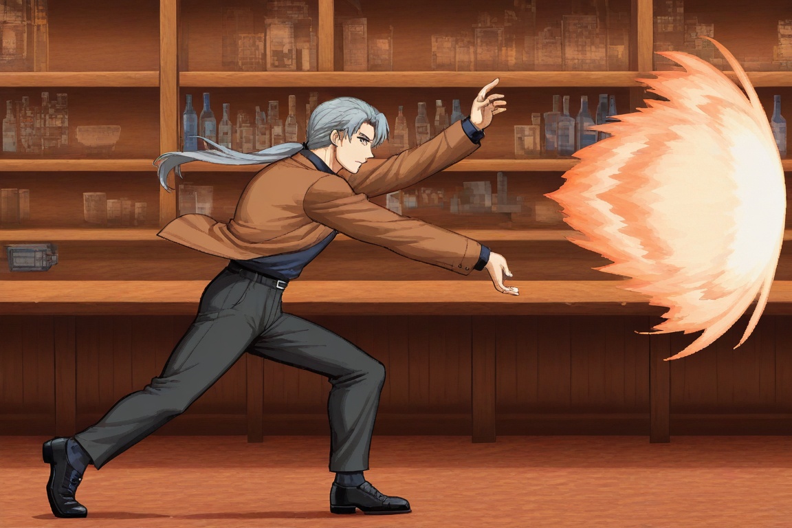 haoushokouken,  outstretched arms,  from side on Tensor.Art