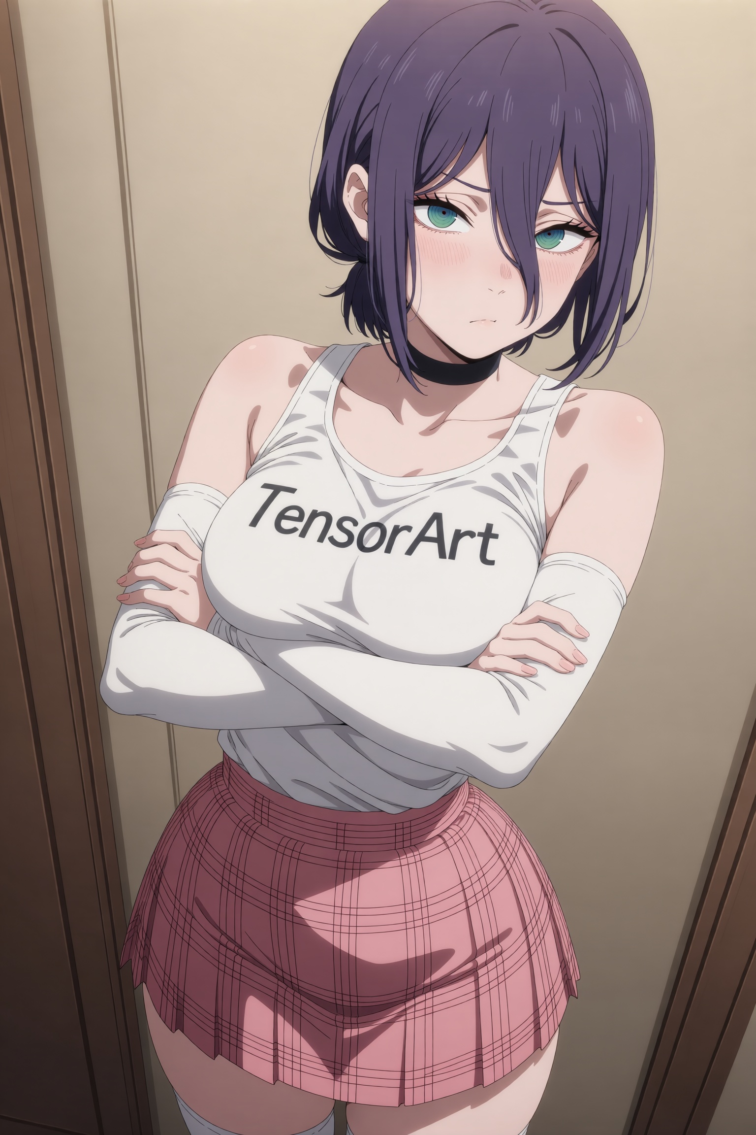 1girl,  solo,  reze \(chainsaw man\) on Tensor.Art