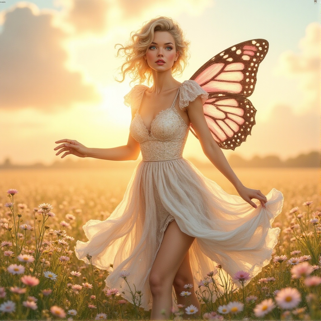 "((beautyful,  )) woman,  golden hour on Tensor.Art